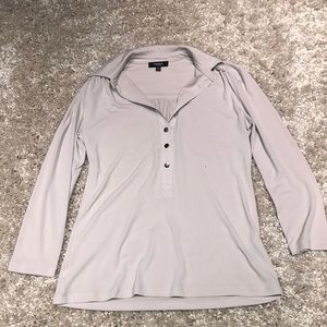 PREMISE STUDIO beige long sleeve blouse